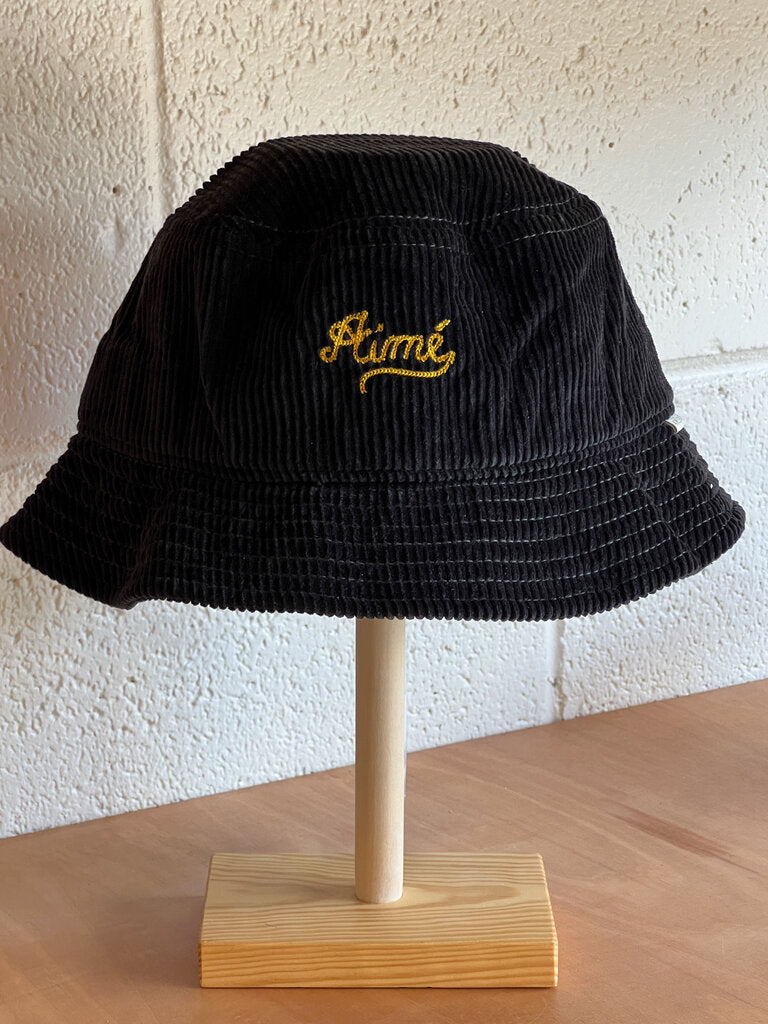 Chainstich Logo Corduroy Bucket Hat
