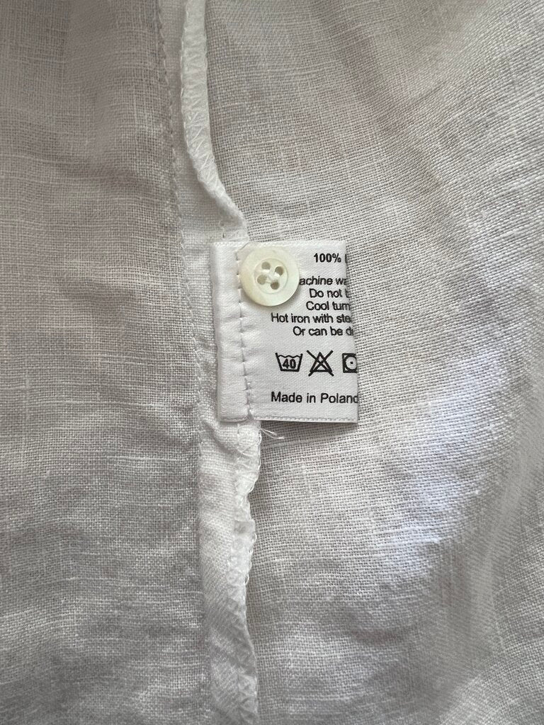 Linen L/S Collarless Button Up (Est. Retail ~$750)