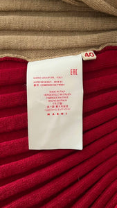 New Wool Ribbed Cardigan (As found, small hole in back & light pilling)