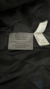Wilson's M. Julian Leather Two-Tone Zip Up Moto Jacket (As found, allover vintage wear